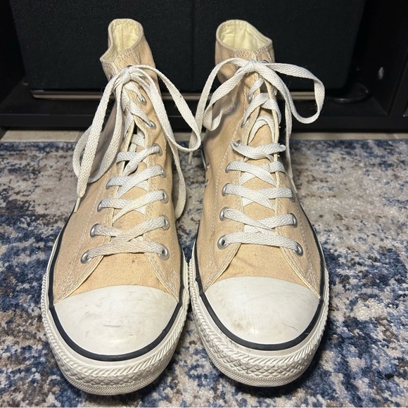 Converse All Star Chuck Taylor M12 Cream High Top Canvas Sneakers Size 12 Men’s - Picture 3 of 12
